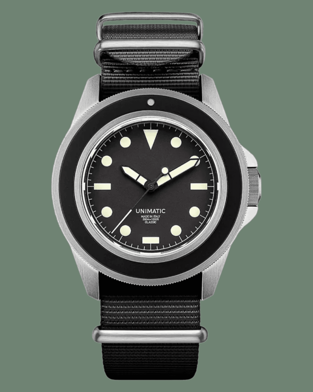 Unimatic U1 Classic Watch in Black