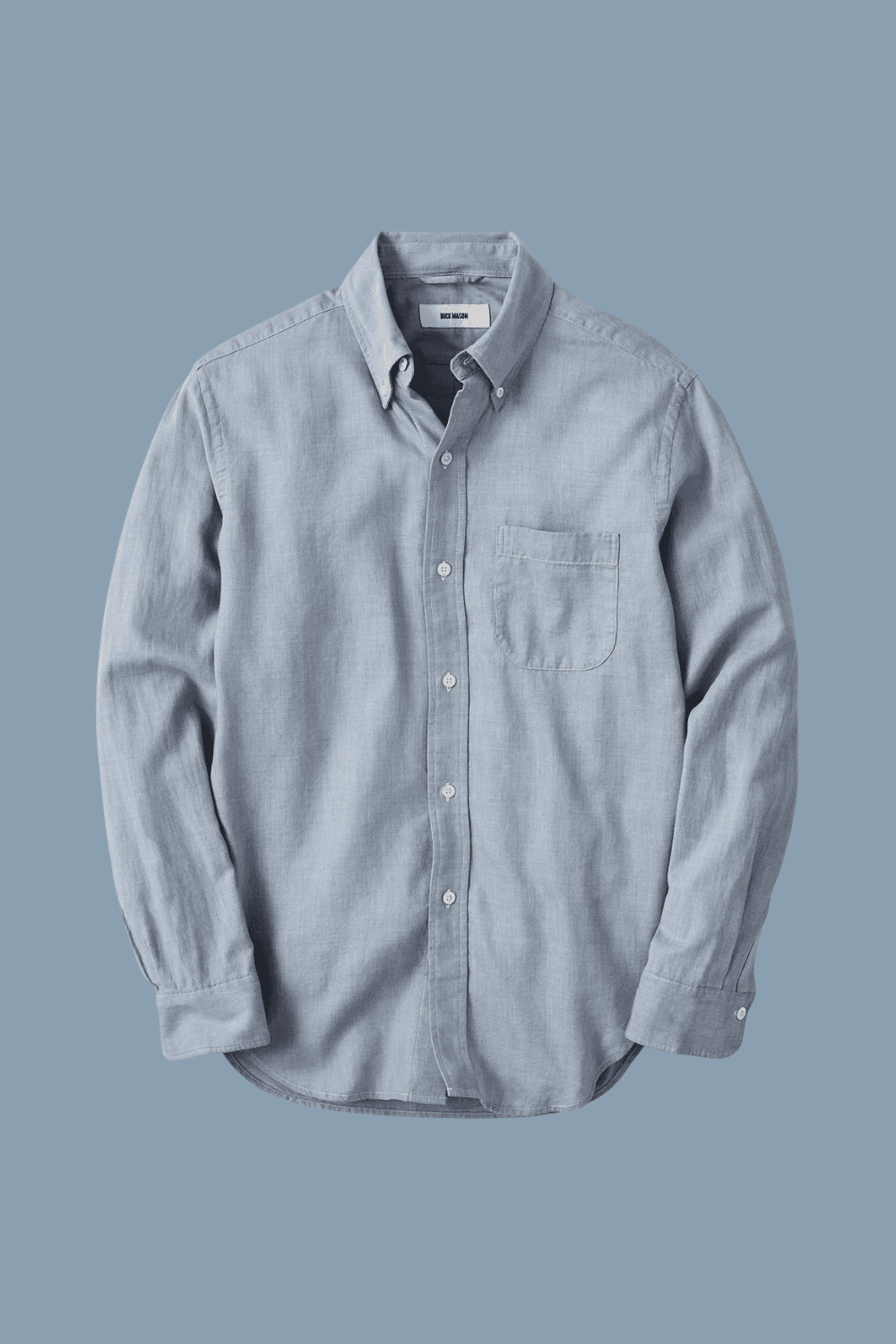 Buck Mason California Oxford BD Shirt in Blue