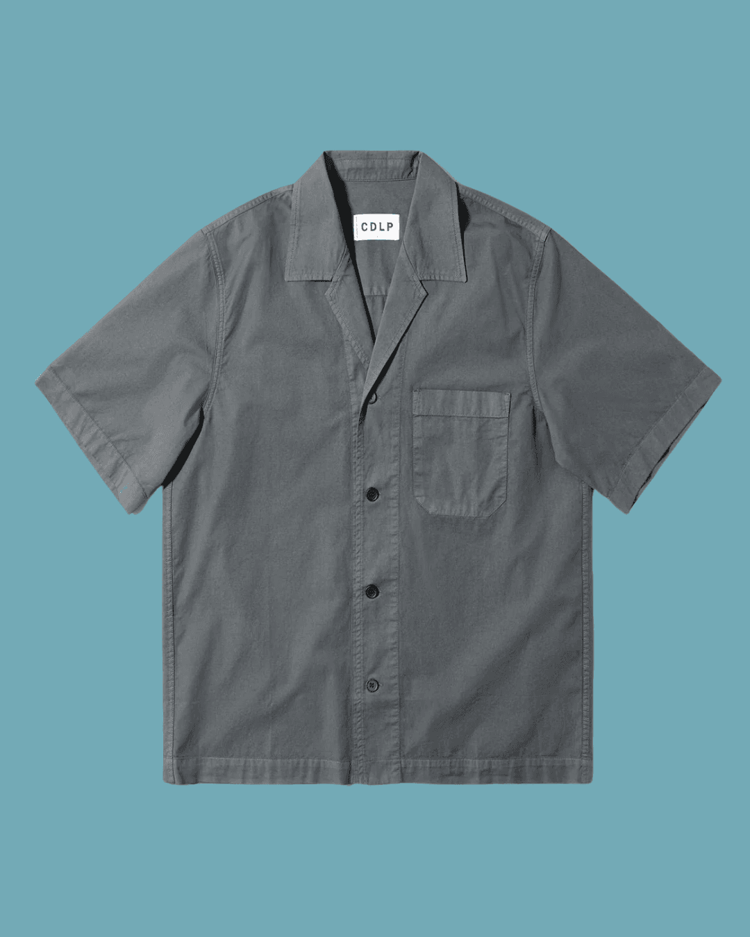 CDLP Pool Cuban Shirt in Charcoal