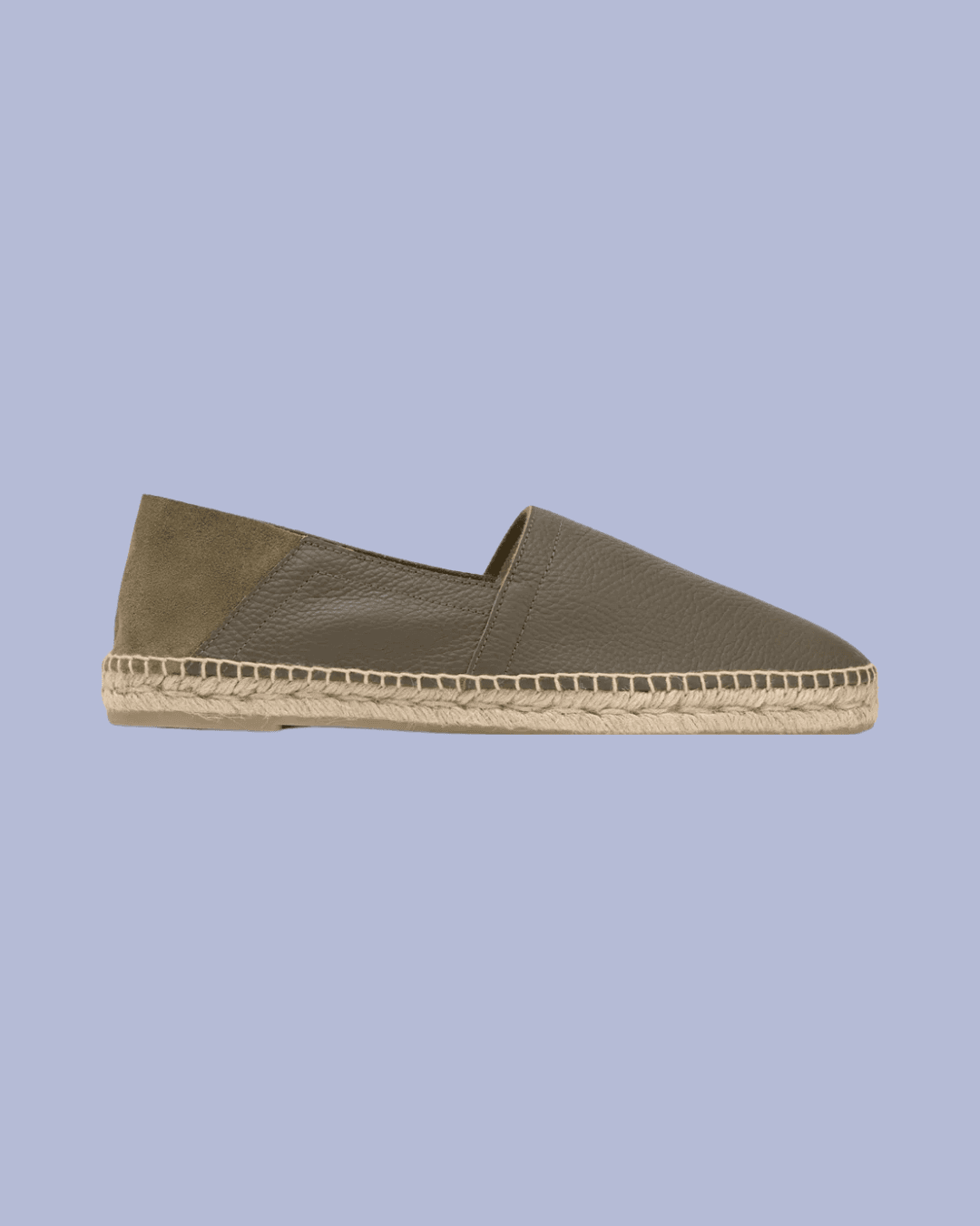 Castañer Polo Leather Espadrilles in Olive