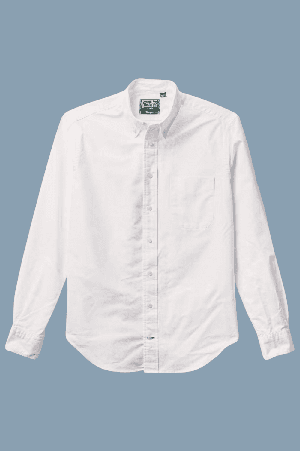 Gitman Vintage Classic Cambridge Oxford Shirt in White