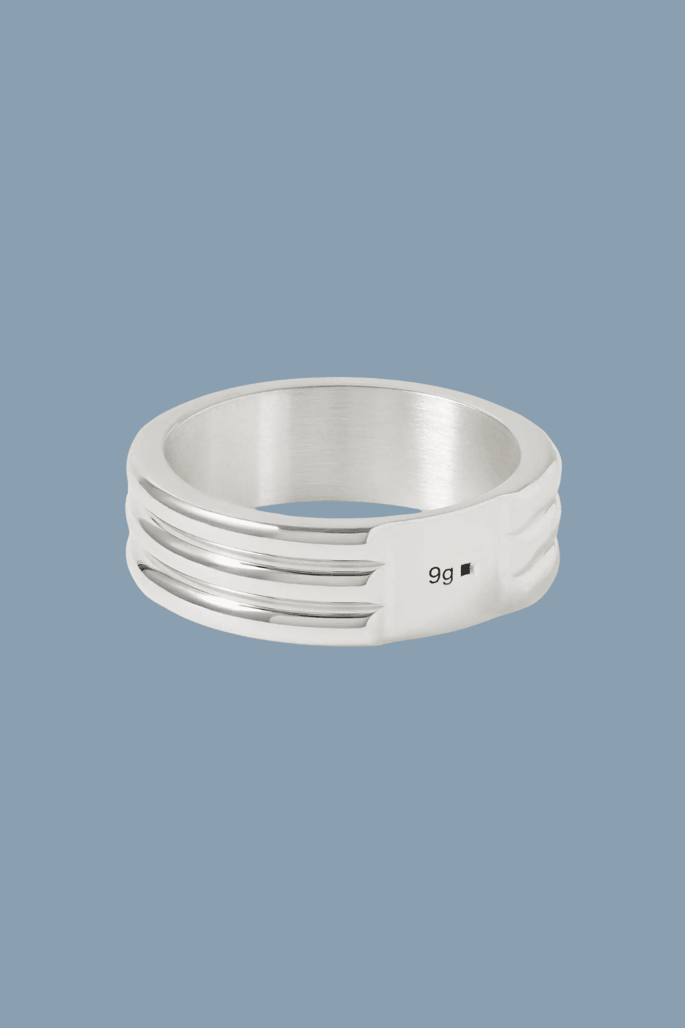LE GRAMME Godron 9g Recycled Sterling Silver Ring