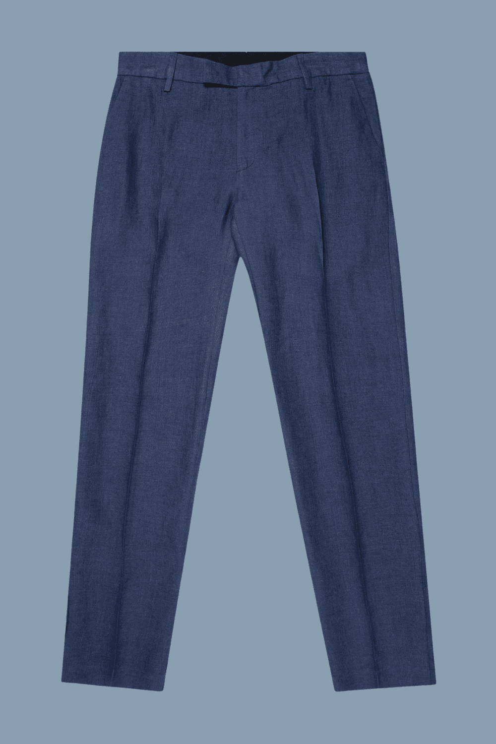 Sunspel Linen Trouser in Navy