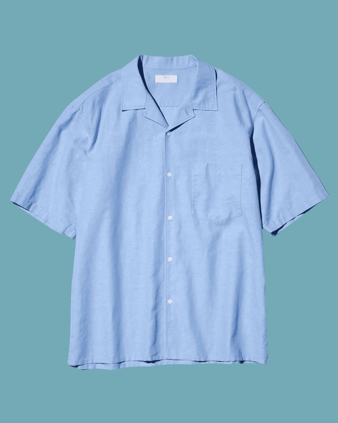 Uniqlo Cotton Linen Shirt in Blue