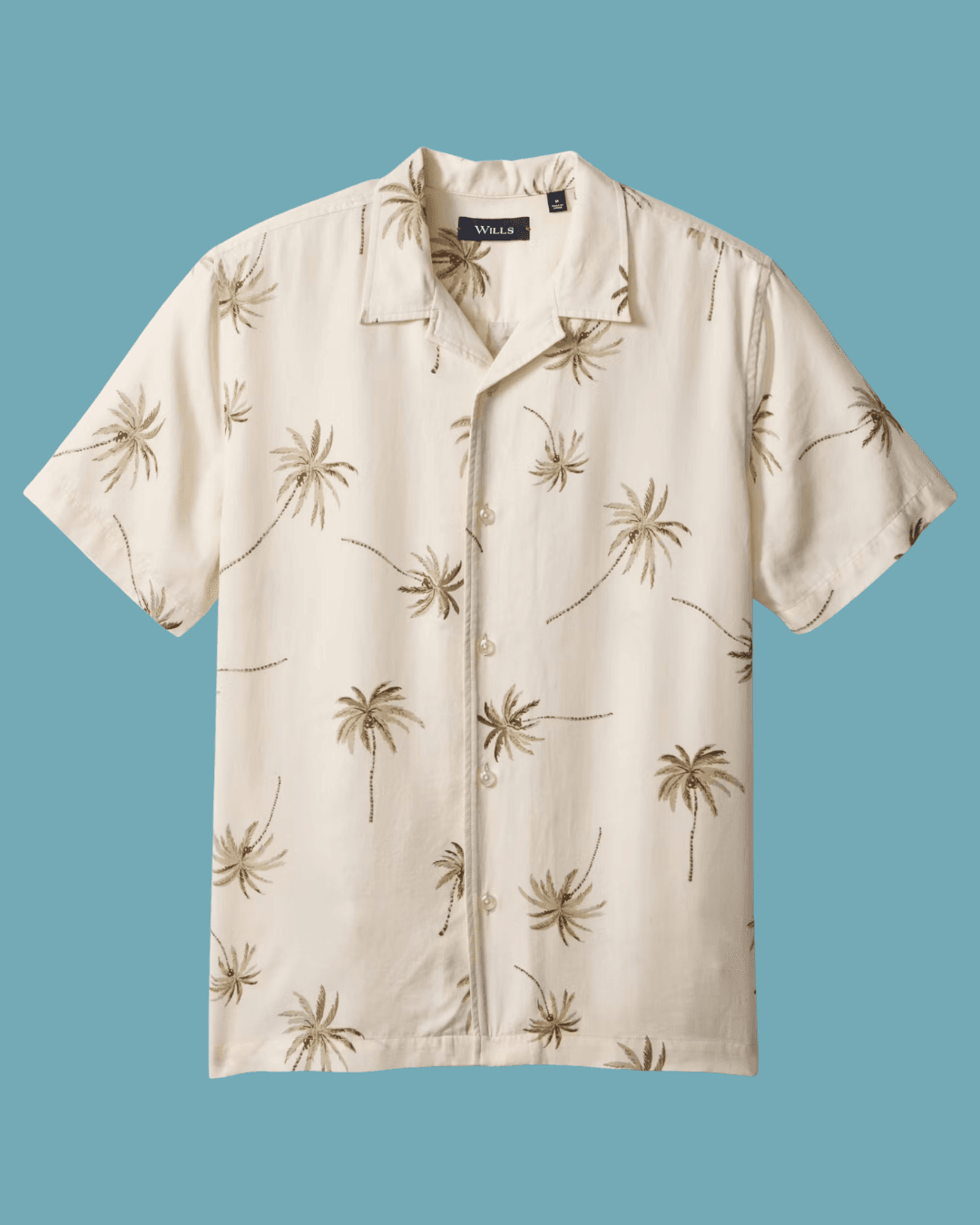 Wills Tencel Resort Shirt in Beige