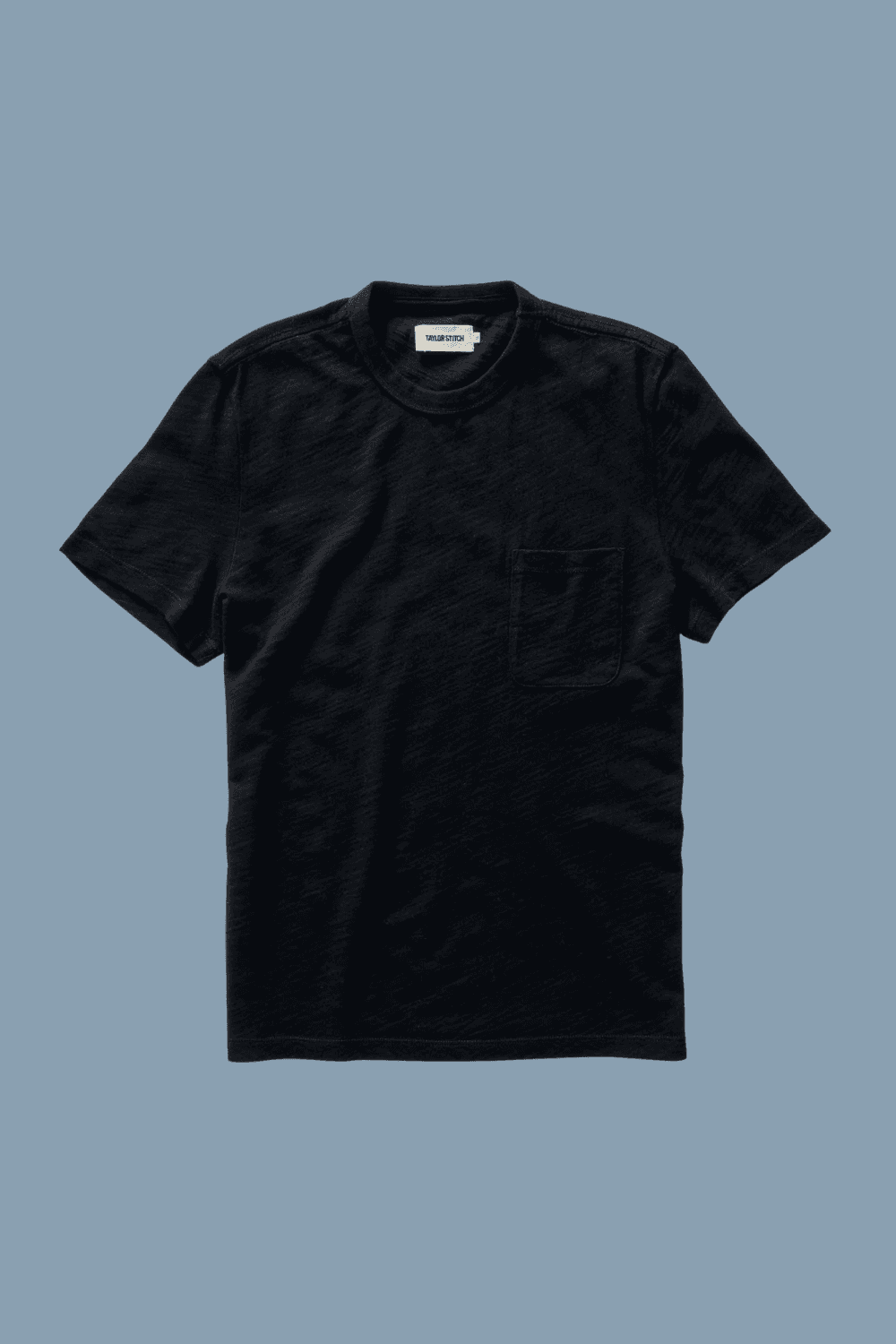 taylor stitch The Slub Tee in Black Indigo