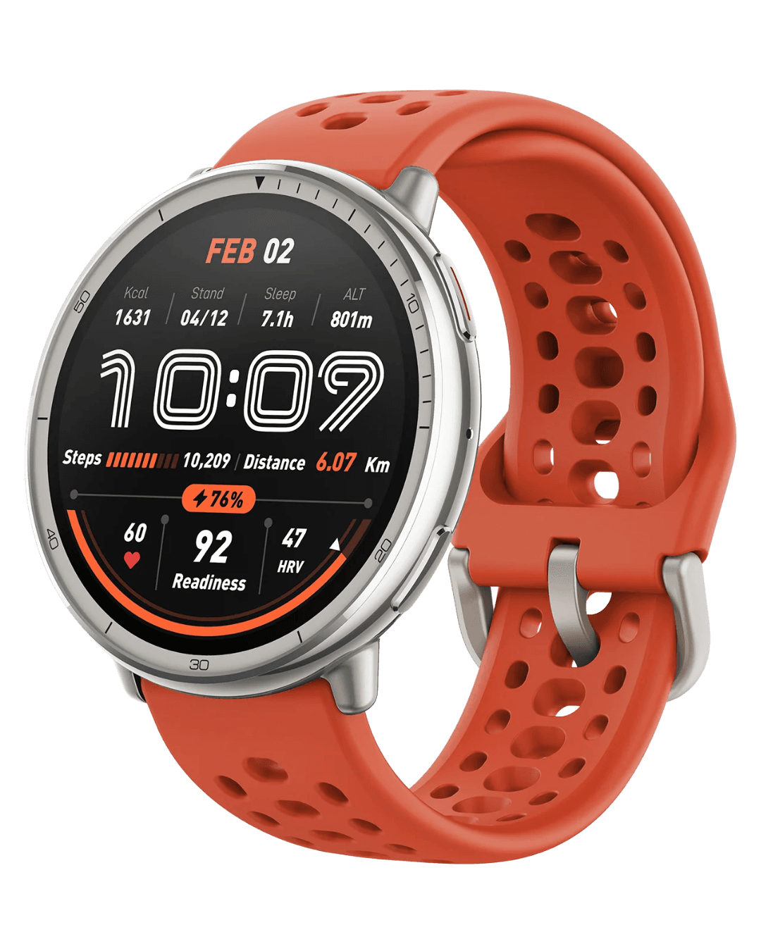 Amazfit Active 2 in Red Sport Silicone