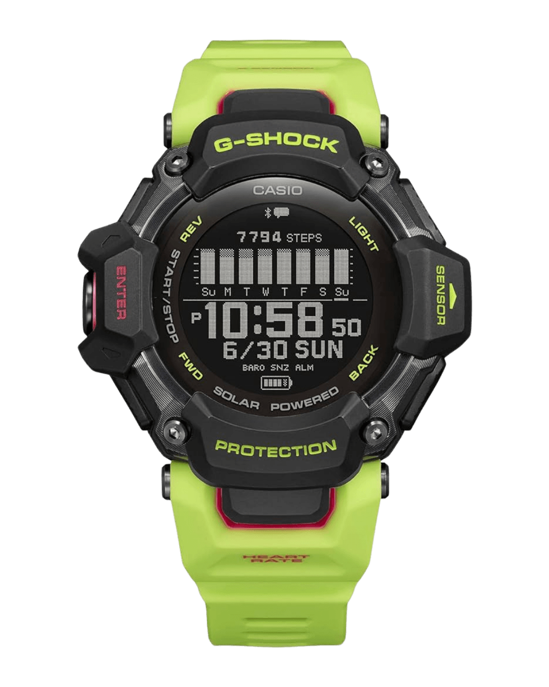 Casio G-Shock GBD-H2000 in Yellow