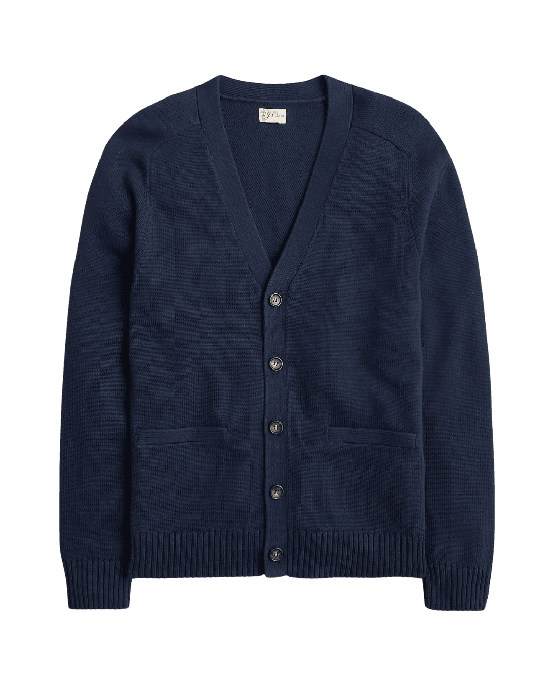 J.crew Heritage cotton V-neck cardigan in Navy