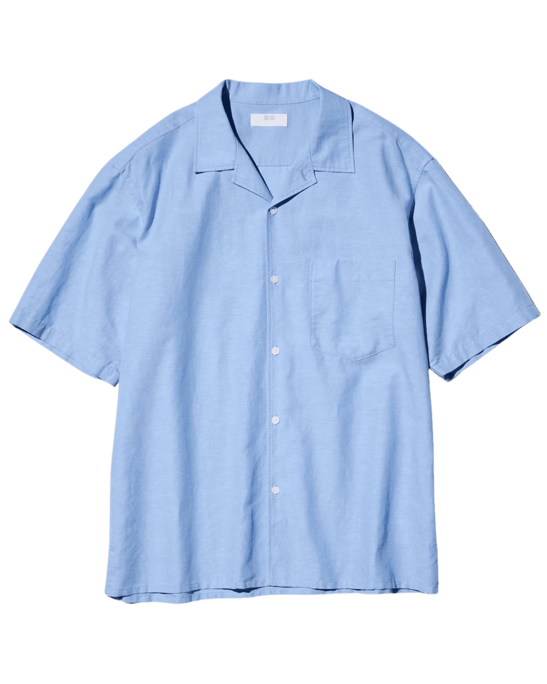 Uniqlo Cotton Linen Shirt in blue
