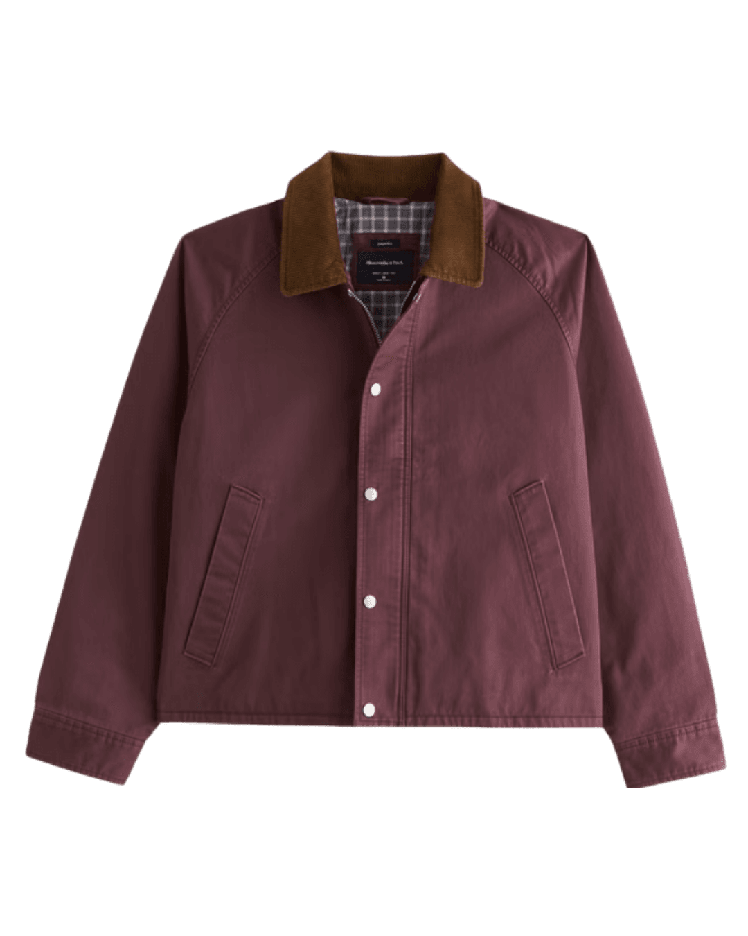 Abercrombie Lightweight Barn Jacket in Red Wine