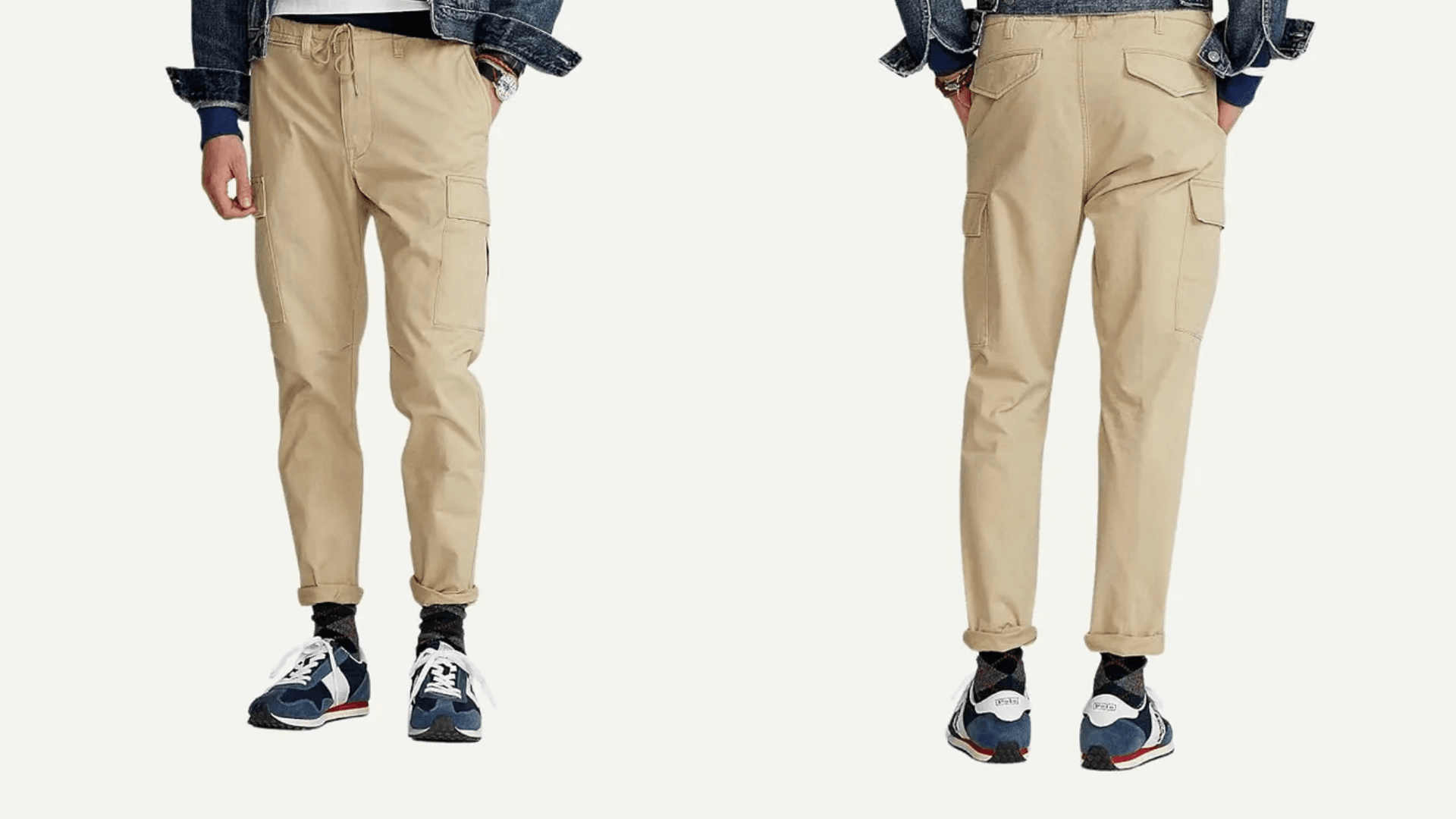 Polished meets casual with the Polo Ralph Lauren Stretch Slim Fit Twill Cargo Pants
