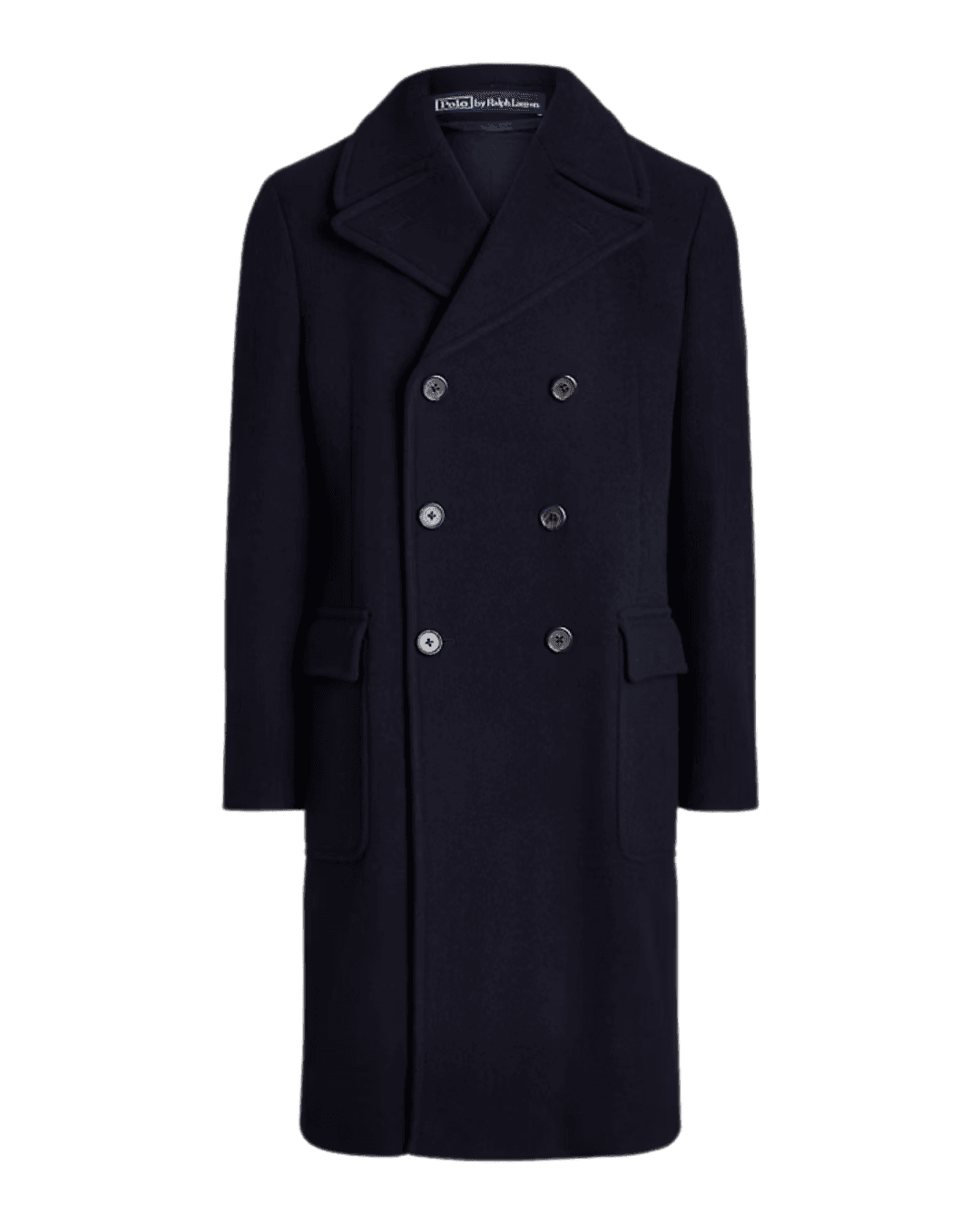Polo Ralph lauren Polo Soft Tailored Wool-Blend Topcoat in Navy