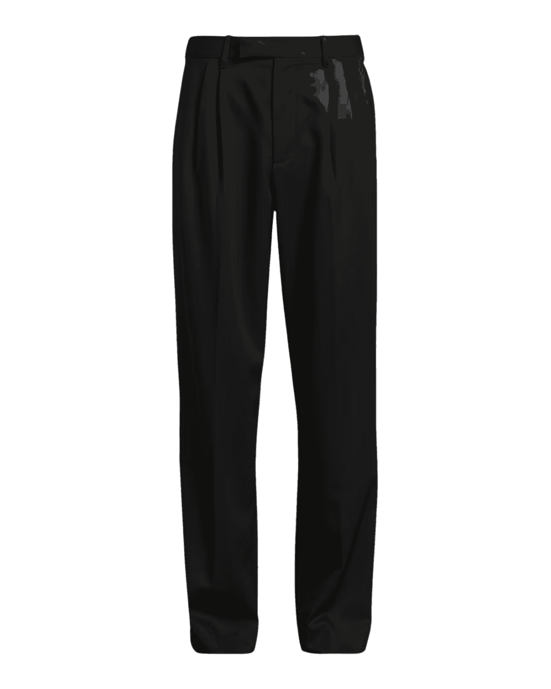 Vince Men's Double-Pleat Suiting Trousers in Black