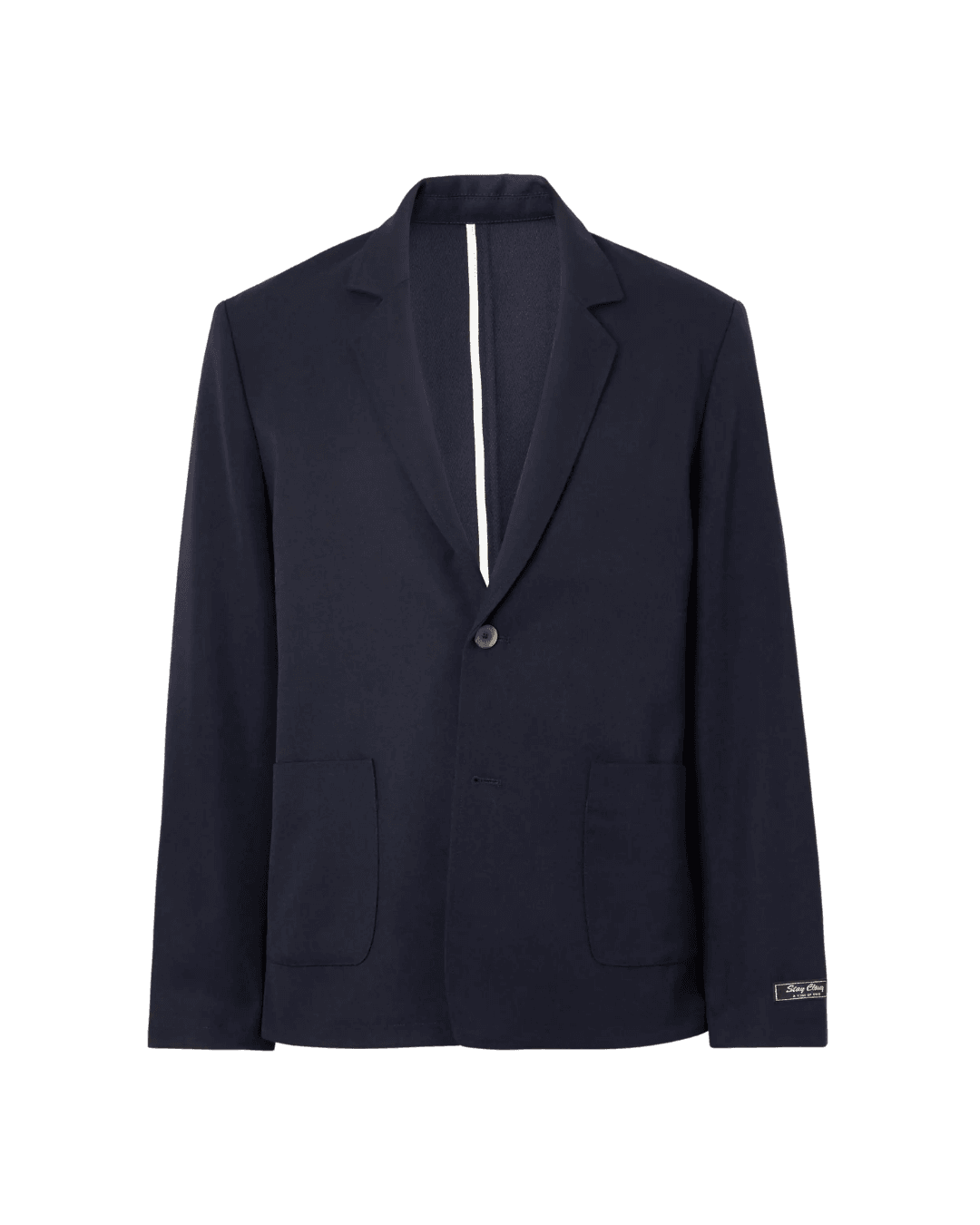 A KIND OF GUISE Unstructured Virgin Wool Blazer in Navy