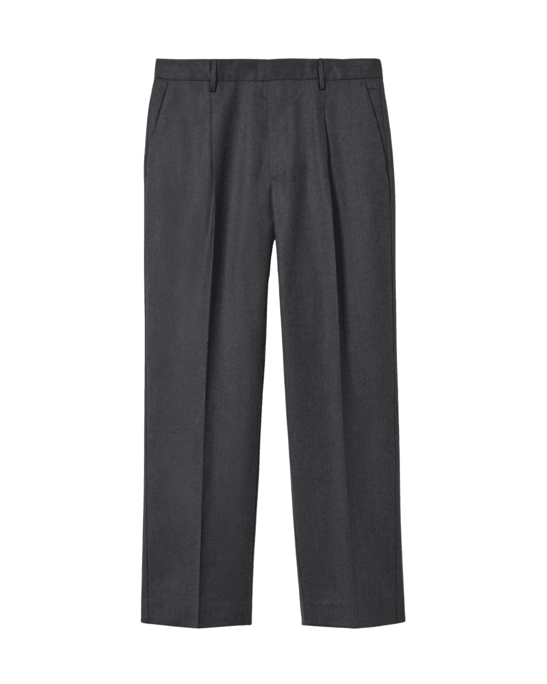 Asket The Wool Trousers In Charcoal