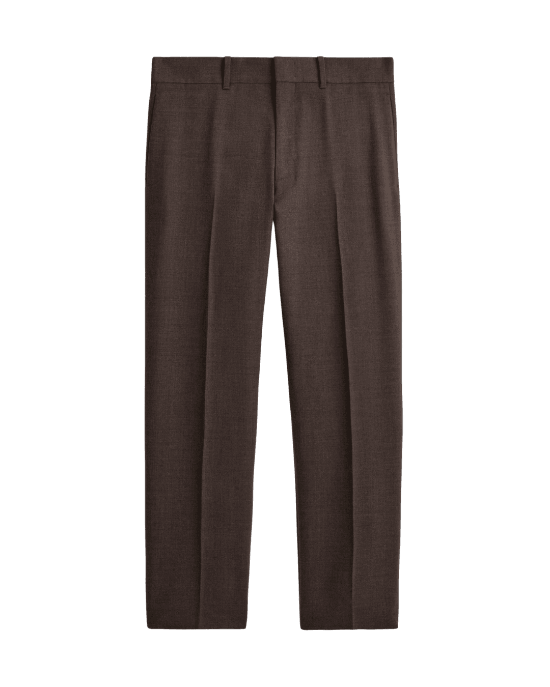 COS Tapered Wools Trousers in Chestnut mélange